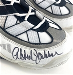 Kareem Abdul-Jabbar Signed & Worn Kobe Bryant 1996-97 Rookie Model Shoes