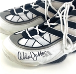 Kareem Abdul-Jabbar Signed & Worn Kobe Bryant 1996-97 Rookie Model Shoes