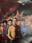 Star Trek Cast Signed Limited Edition Over-Sized 22 x 27 Poster w/ Nimmoy, Shatner, Doohan & Others! (Third Party Guaranteed)
