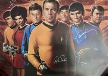 Star Trek Cast Signed Limited Edition Over-Sized 22 x 27 Poster w/ Nimmoy, Shatner, Doohan & Others! (Third Party Guaranteed)