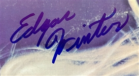 Edgar & Johnny Winter Signed Second Winter Album Cover (Epperson/REAL LOA)