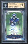 Odell Beckham Jr. Signed 2014 Topps Chrome #117 Rookie Card Graded Gem Mint 10 Auto! (Beckett/BAS Encapsulated)