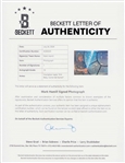 Star Wars: Mark Hamill Signed 8 x 10 Color Photo from The Empire Strikes Back with Great Inscription (Beckett/BAS LOA)