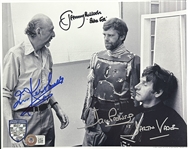 Star Wars: Irvin Kershner, Dave Prowse & Jeremy Bulloch Signed 8 x 10 Behind The Scenes Photo from The Empire Strikes Back (Opix Shield & Beckett/BAS LOA)