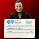 Bruce Springsteens Personal Blue Cross Blue Shield Health Insurance Card (Ex. Employee Provenance)
