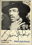 Rare Jimi Hendrix Signed 1969 Cologne Sporthalle Promo Photo Signed during his ONLY In-Store Autograph Session (PSA/DNA & Epperson/REAL)