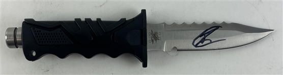 U.S. Navy Seal Robert ONeill Signed Diver Knife & Sheath (PSA/DNA)