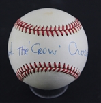 MLB Legends - Lot of 4 Individually Signed Baseballs including Gomez, Crosetti, Hubbell, and Lowe (Beckett/BAS) 
