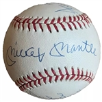 Mickey Mantle, Willie Mays & Duke Snider Near-Mint Signed OAL Baseball (Third Party Guaranteed)
