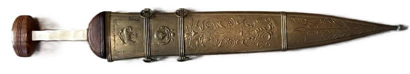 Liam McIntyre Signed & Production Used C. 2012 Spartacus Sword (Celebrity Authentics & Third Party Guaranteed)