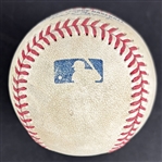 Shohei Ohtani Signed & Game Used OML Baseball from 8-28-2024 Game vs. Diamondbacks - from 42/42 Game :: Ball Pitched to Ohtani 4 Times! (MVP Season & World Series Champ)(PSA & MLB Holo)