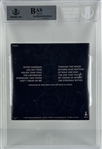 Metallica ULTRA RARE Complete Group Signed Black Album CD Booklet (Beckett/BAS Encapsulated)