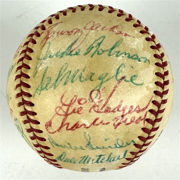 1956 Brooklyn Dodgers (NL Champs) Team Signed ONL Baseball with Robinson, Drysdale, Reese, Hodges, etc. (JSA LOA)