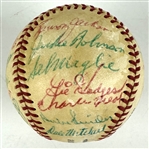 1956 Brooklyn Dodgers (NL Champs) Team Signed ONL Baseball with Robinson, Drysdale, Reese, Hodges, etc. (JSA LOA)