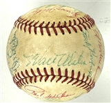 1956 Brooklyn Dodgers (NL Champs) Team Signed ONL Baseball with Robinson, Drysdale, Reese, Hodges, etc. (JSA LOA)