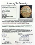 1956 Brooklyn Dodgers (NL Champs) Team Signed ONL Baseball with Robinson, Drysdale, Reese, Hodges, etc. (JSA LOA)