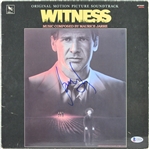 Harrison Ford Signed "Witness" Soundtrack Album Cover W/ Vinyl (Beckett/BAS)