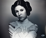 Star Wars: Carrie Fisher Signed 11 x 14 Princess Leia Photograph (Beckett/BAS)