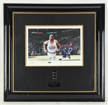Michael Jordan Signed Ltd. Ed. Space Jam Senigraph Framed w/ Movie Film Clip (UDA/Hollywood Archives COA)(PSA/DNA LOA)