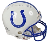 Johnny Unitas Signed Full-Size PROLINE Authentic VSR-4 Helmet (Third Party Guaranteed)