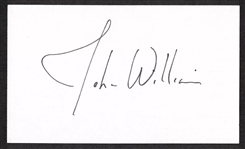 Star Wars: John Williams Signed 3 x 5 Index Card (Third Party Guaranteed)