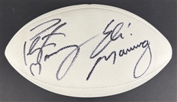  Peyton Manning and Eli Manning Signed NFL Football (JSA)
