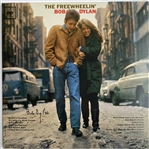  Bob Dylan – The Freewheelin Bob Dylan Signed Album  (JSA & Jeff Rosen)