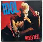 Billy Idol Boldly Signed "Rebel Yell" Album Cover (Beckett/BAS)
