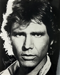 Star Wars: Harrison Ford Signed 8 x 10 B&W Photo as Han Solo (Beckett/BAS LOA)