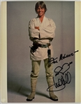 Star Wars: Mark Hamill Signed 8 x 10 Postcard Photograph from A New Hope (Beckett/BAS LOA)