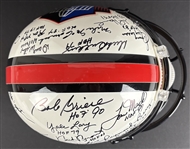 NFL Hall of Famers Signed Football Helmet – 26 Autographs (Beckett/BAS)