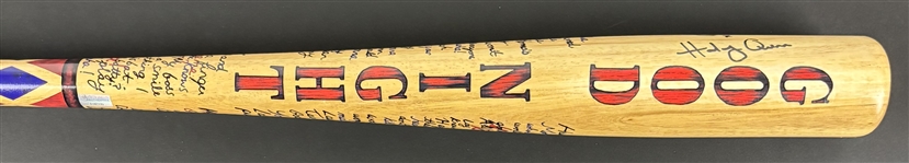 Margot Robbie Signed Harley Quinn Baseball Bat with Rare Harley Quinn Inscription (Celebrity Authentics)