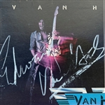 Van Halen RARE Fully Group Signed Vintage Debut Album Cover (JSA LOA)