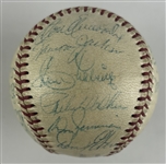 1956 Brooklyn Dodgers (NL Champs) Team Signed ONL (Giles) Baseball with Robinson, Koufax, Drysdale, etc. (27 Sigs)(JSA LOA)