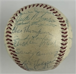 1956 Brooklyn Dodgers (NL Champs) Team Signed ONL (Giles) Baseball with Robinson, Koufax, Drysdale, etc. (27 Sigs)(JSA LOA)