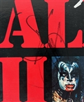 KISS: Gene Simmons & Ace Frehley Signed Alive II Album Cover (PSA/DNA LOA)