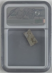 Abraham Lincoln Wallpaper Swatch from Death Room in Peterson House (CAG Encapsulated)