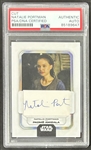 Star Wars: Natalie Portman Signed "Padme Amidala" Trading Card (PSA/DNA Encapsulated)