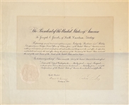 President Calvin Coolidge Signed 1925 Presidential Appointment (Third Party Guaranteed)