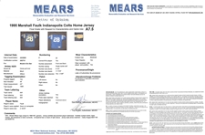 Marshall Faulk 1995 Game Used & Signed Indianapolis Colts Jersey (Beckett/BAS & MEARS Graded 7.5)