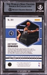 Anthony Edwards Signed 2020-21 Panini Mosaic Rookie Card (Beckett/BAS Encapsulated)