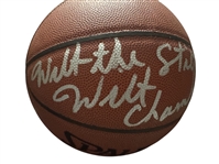 Wilt Chamberlain Signed NBA Basketball w/ RARE Wilt The Stilt Inscription (Third Party Guaranteed)(Ulrich Collection)