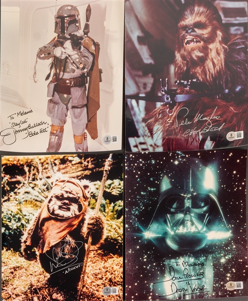 Star Wars Lot of Ten (10) Signed 8" x 10" Photos w/ Prowse, Mayhew, Bulloch & More! (Beckett/BAS)