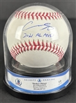 Shohei Ohtani Signed OML Baseball with 2021 AL MVP Inscription & GEM MINT 10 Autograph! (Beckett Encapsulated & MLB Holo)