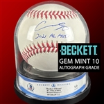Shohei Ohtani Signed OML Baseball with "2021 AL MVP" Inscription & GEM MINT 10 Autograph! (Beckett Encapsulated & MLB Holo)