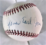 James Earl Jones Field of Dreams Signed Official A.L. Baseball (Beckett/BAS)  