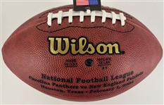 Tom Brady Signed Wilson Super Bowl XXXVIII Football – SB 38 MVP Inscription (Tristar)