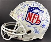 Pro Football Hall of Fame Helmet Signed by 27 Legends including Tomlinson, Bettis, Lewis, Urlacher, Smith & Many More! (Beckett/BAS)