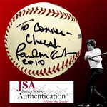 Paul McCartney RARE Signed & Inscribed OML Baseball (JSA LOA)