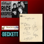 The Rolling Stones Vintage Band Signed Star Studios Letterhead Obtained During Their Rare Historic Kelloggs "Rice Krispies" Recording Session (1964)(Beckett/BAS & Tracks, Ltd., LOAs) 